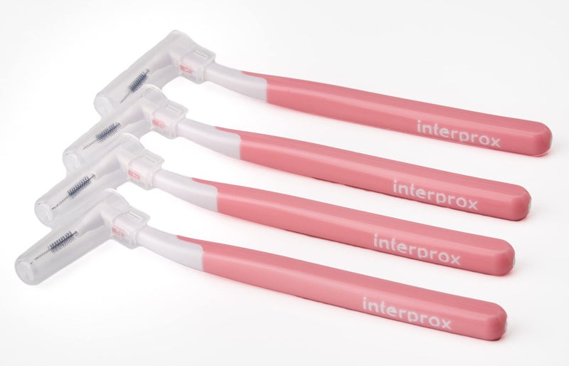 Interprox 0.38 mm Pink Plus Interproximal Brush Nano - Pack of 6 - Image 3
